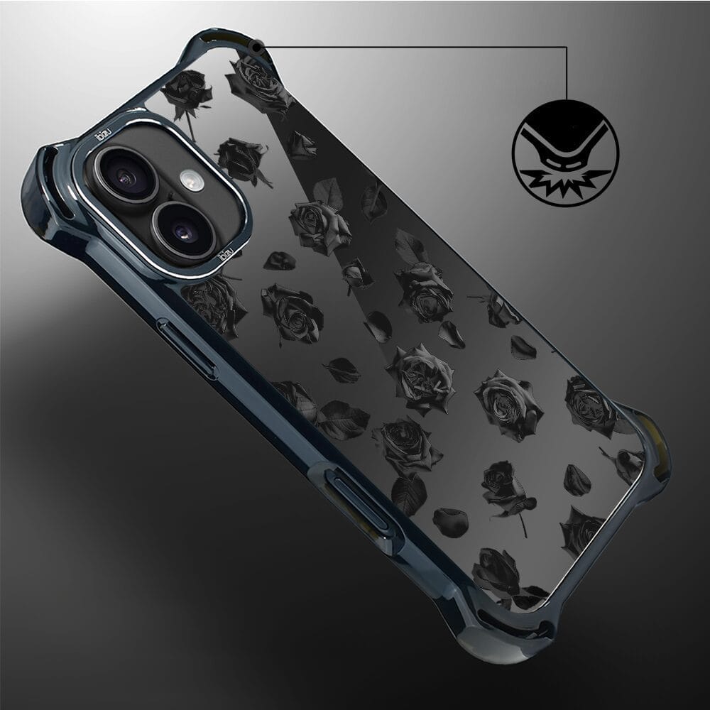 Etui do iPhone 16 Plus IBIZU DropGuard Ultra z MagSafe, Midnight, Sen róż - obrazek 6