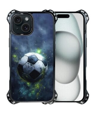 Etui do iPhone 15 Plus IBIZU DropGuard Ultra z MagSafe, #Move, Piłka nożna