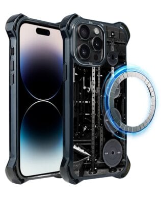 Etui do iPhone 14 Pro IBIZU DropGuard Ultra z MagSafe, #Move, Stacja Żelazo