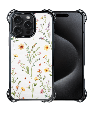 Etui iPhone 15 Pro Max IBIZU DropGuard Ultra z MagSafe, Pastel Bloom, Letni bukiet