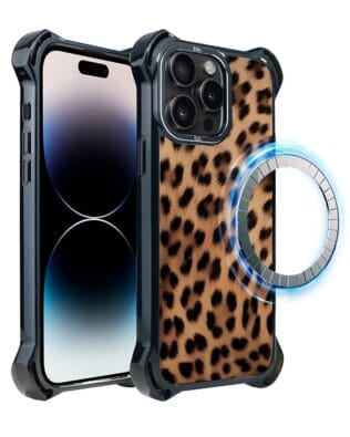 Etui do iPhone 14 Pro IBIZU DropGuard Ultra z MagSafe, Zew Natury, Pantera