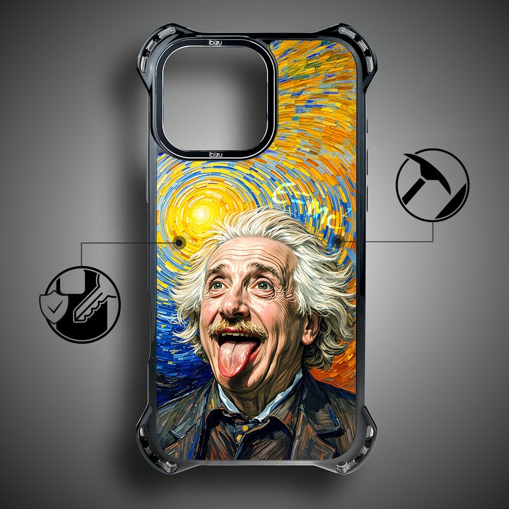 Etui do iPhone 14 Pro IBIZU DropGuard Ultra z MagSafe, Einstein - obrazek 7