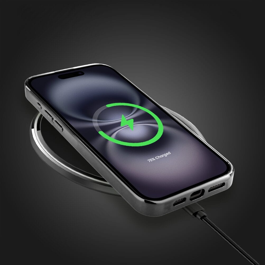 Etui do iPhone 16 Plus IBIZU Elite Glass z MagSafe, Salvador Dali, słoń, czarne - obrazek 8