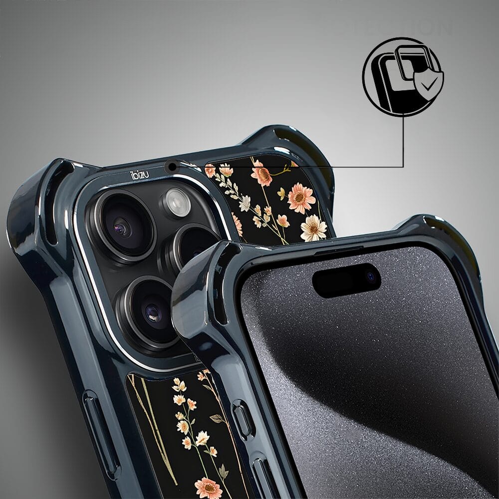 Etui iPhone 15 Pro IBIZU DropGuard Ultra z MagSafe, Pastel Bloom, Północny ogród - obrazek 3