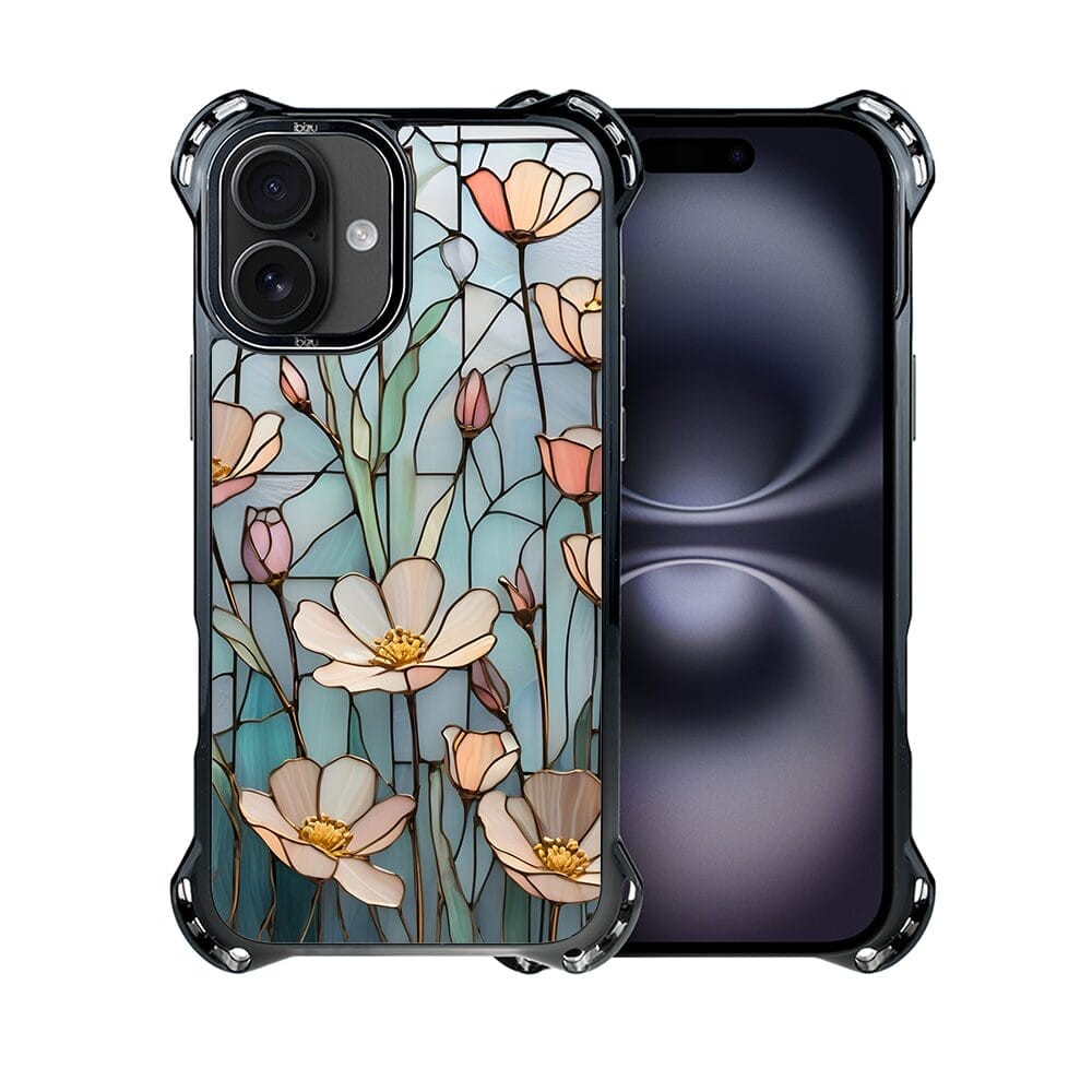 Etui do iPhone 16 IBIZU DropGuard Ultra z MagSafe, Barwy Szkła, Szept kwiatów polnych - obrazek 2