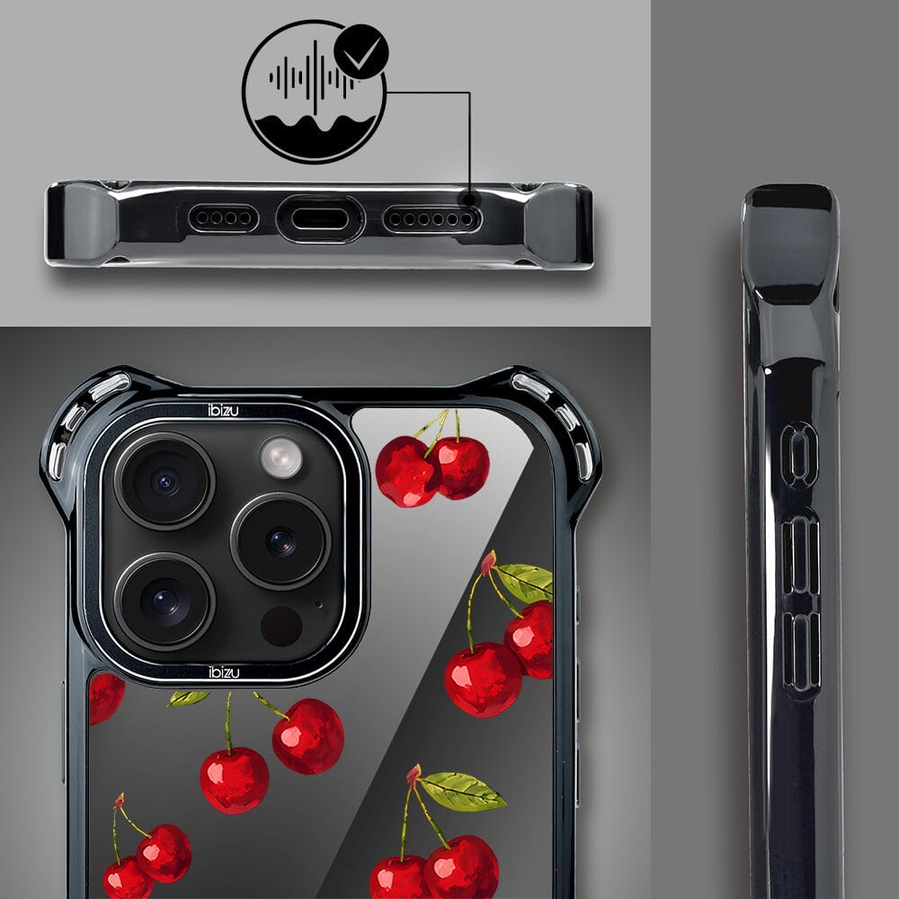 Etui do iPhone 14 Pro IBIZU DropGuard Ultra z MagSafe, Midnight, Wiśniowa noc - obrazek 6