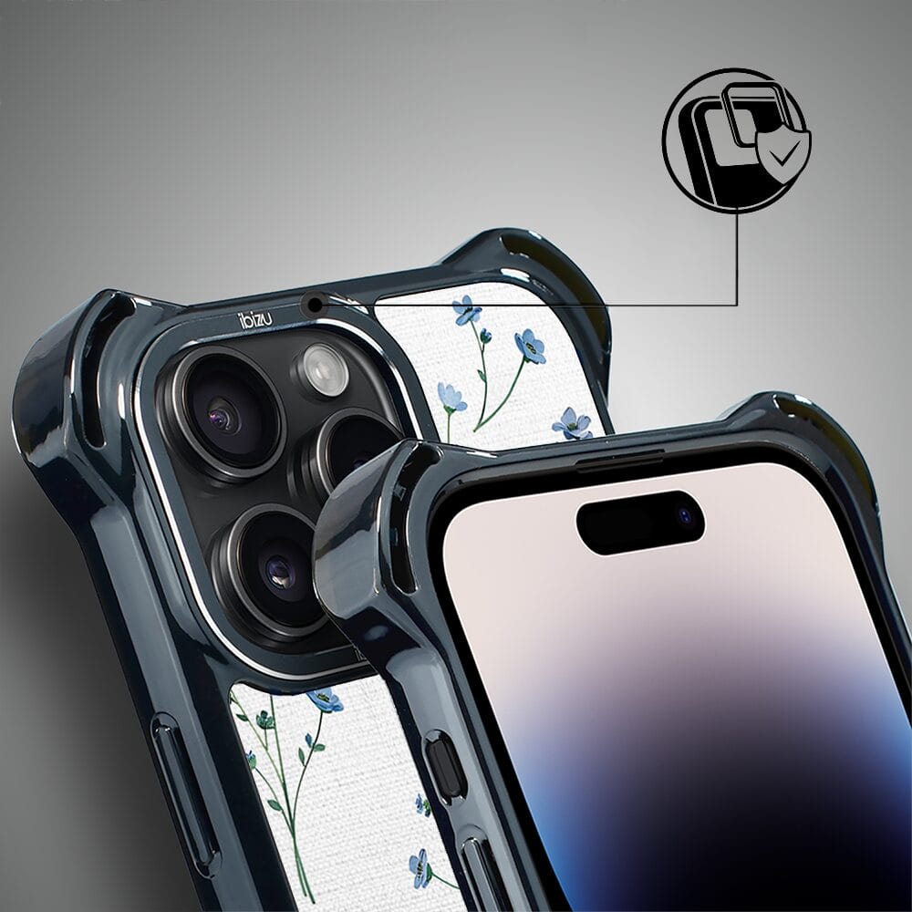 Etui iPhone 14 Pro IBIZU DropGuard Ultra z MagSafe, Pastel Bloom, Niebieski sen - obrazek 3