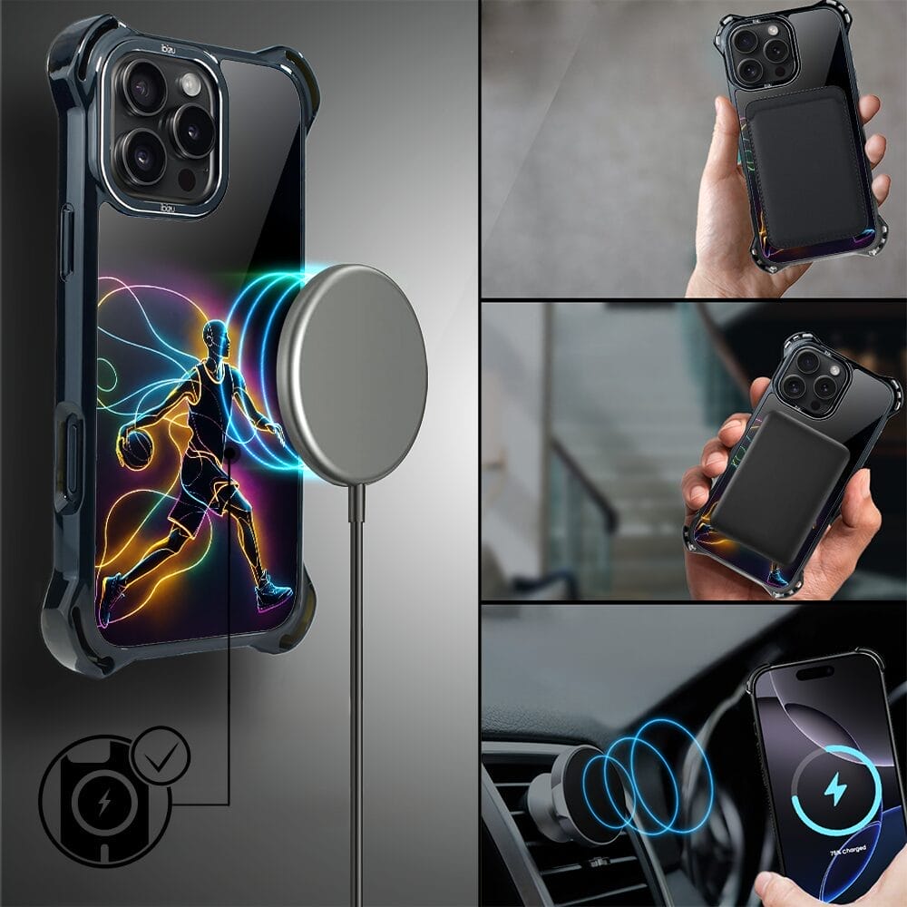 Etui do iPhone 16 Pro Max IBIZU DropGuard Ultra z MagSafe, #ElectroMove, Duch koszykówki - obrazek 8