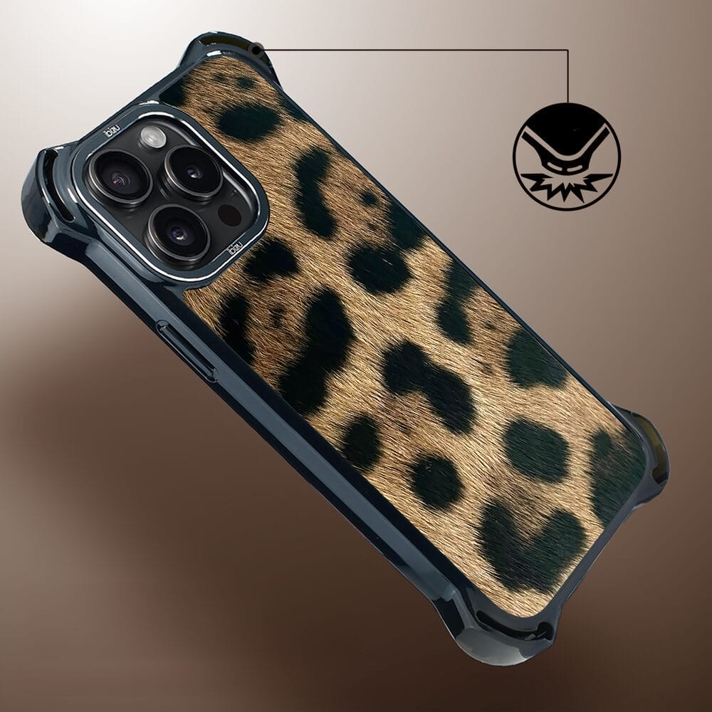 Etui do iPhone 14 Pro Max IBIZU DropGuard Ultra z MagSafe, Zew Natury, Lampart - obrazek 4