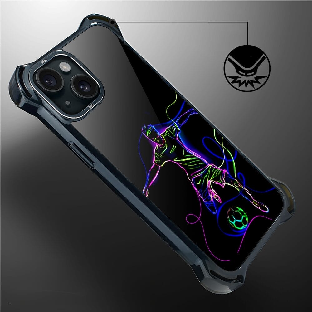 Etui do iPhone 15 IBIZU DropGuard Ultra z MagSafe, #ElectroMove, Moc football'u - obrazek 4