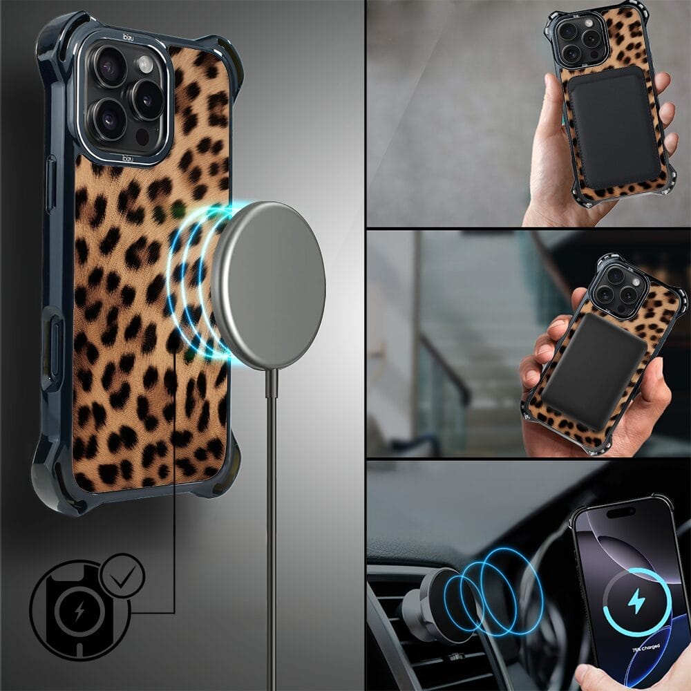 Etui do iPhone 16 Pro IBIZU DropGuard Ultra z MagSafe, Zew Natury, Pantera - obrazek 8