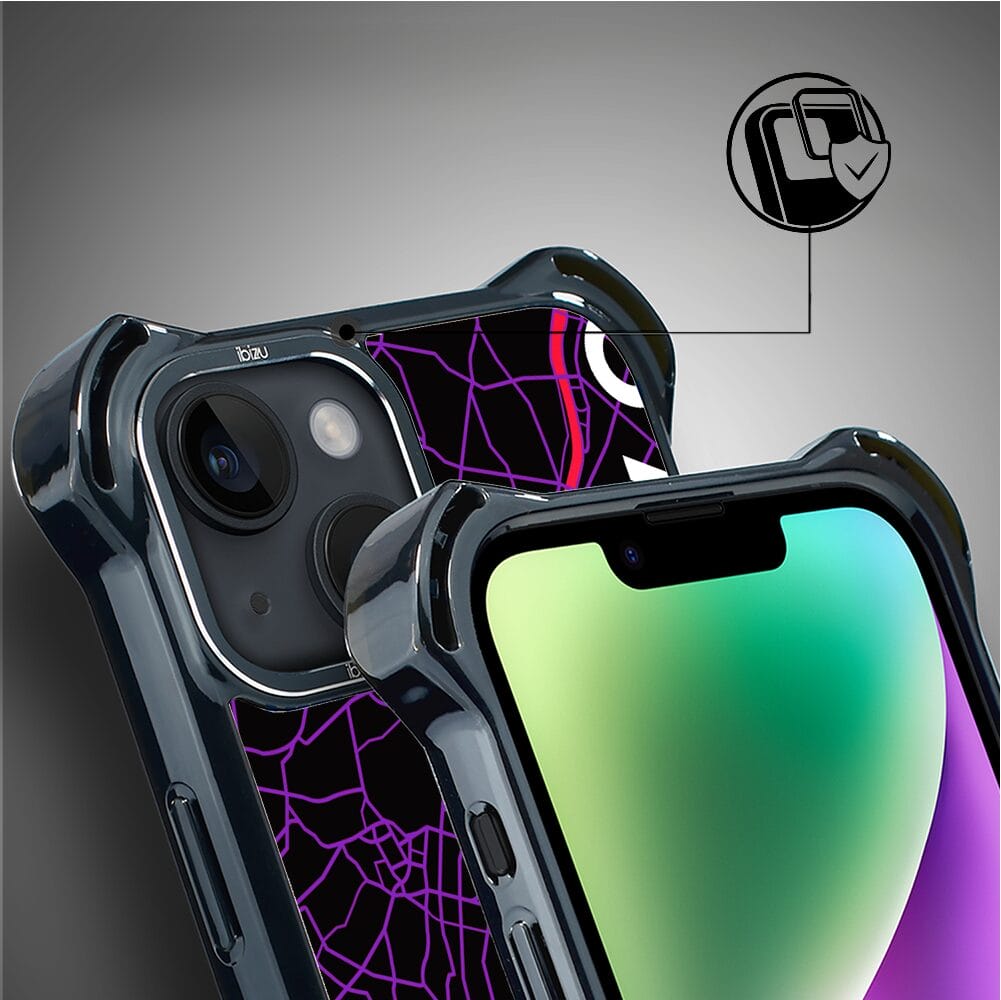 Etui do iPhone 14 Plus IBIZU DropGuard Ultra z MagSafe, mapy świata, Tokyo - obrazek 3