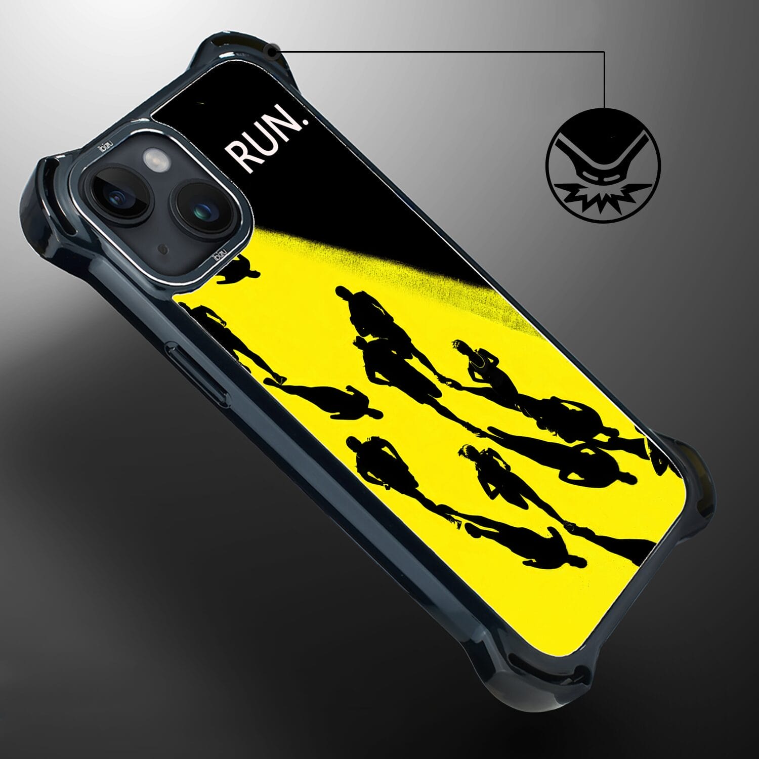 Etui do iPhone 14 IBIZU DropGuard Ultra z MagSafe, #Move, Bieg Mistrzów - obrazek 4