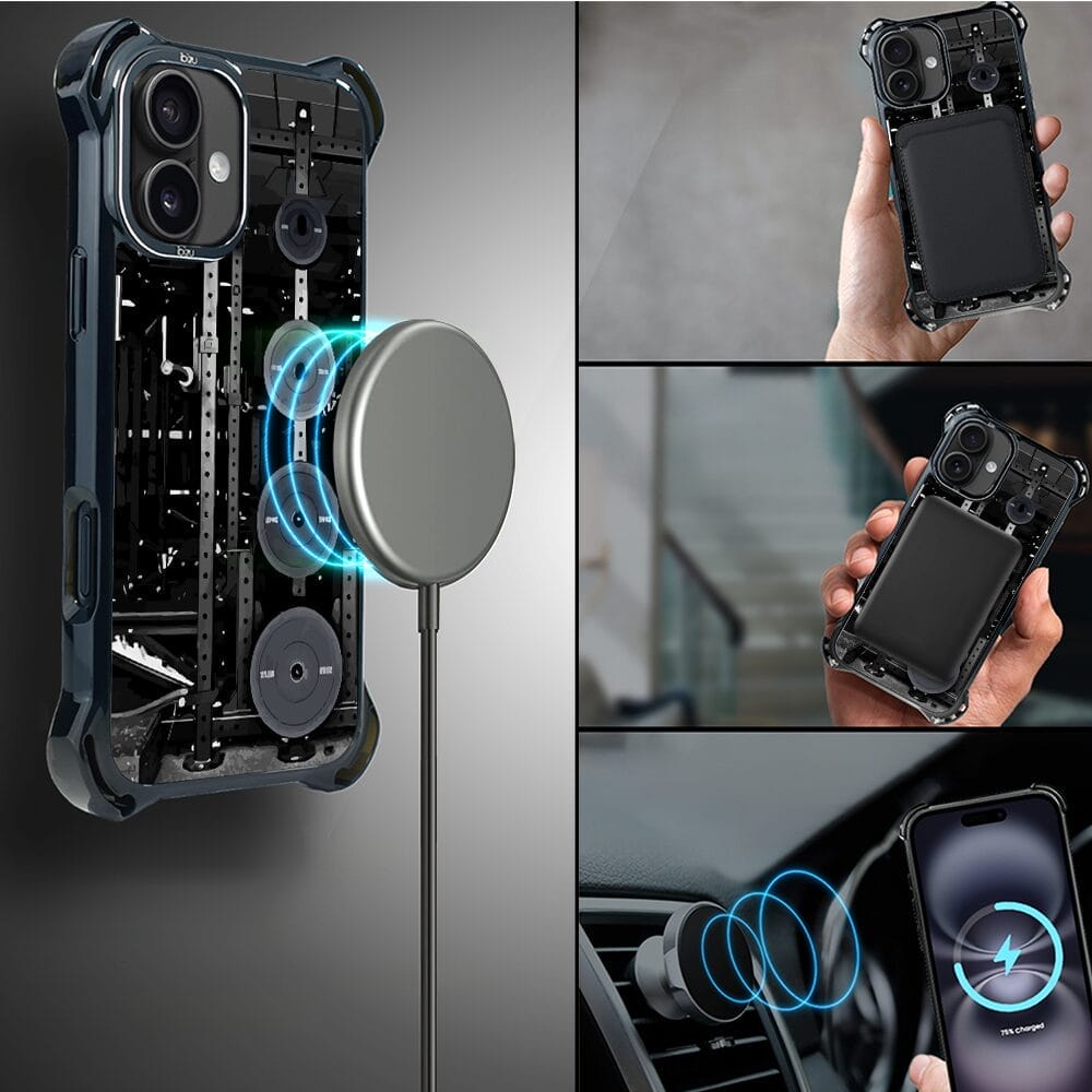 Etui do iPhone 16 Plus IBIZU DropGuard Ultra z MagSafe, #Move, Stacja Żelazo - obrazek 8