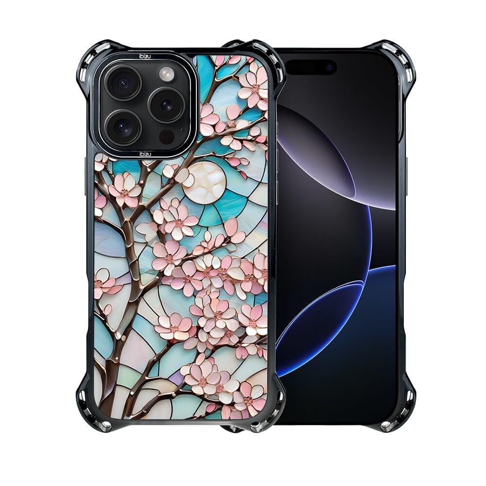 Etui do iPhone 16 Pro IBIZU DropGuard Ultra z MagSafe, Barwy Szkła, Księżycowa Wiśnia - obrazek 2