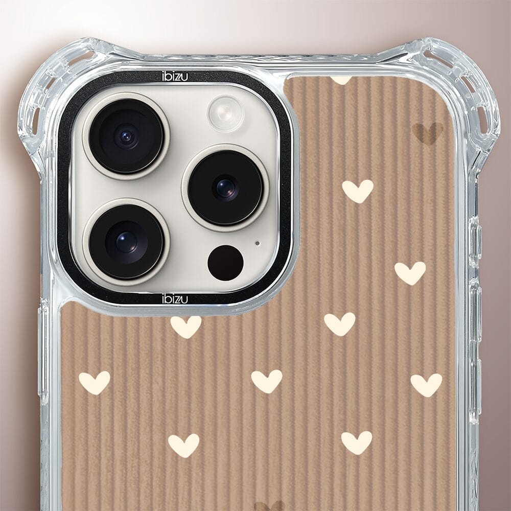 Etui do iPhone 16 Pro Max IBIZU DropGuard Ultra z MagSafe, Boho, Pudrowe serca - obrazek 6