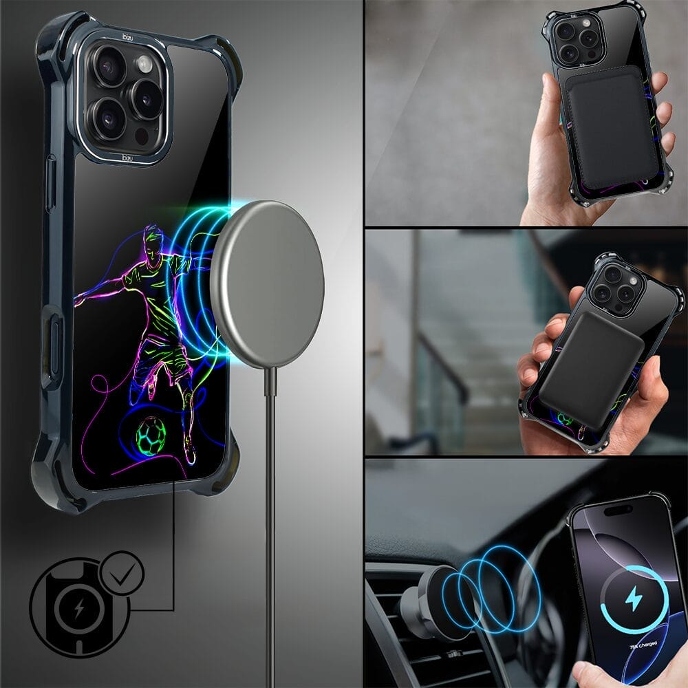 Etui do iPhone 16 Pro IBIZU DropGuard Ultra z MagSafe, #ElectroMove, Moc football'u - obrazek 8