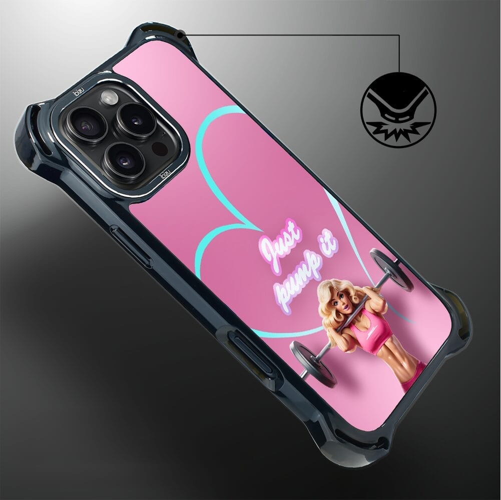 Etui do iPhone 16 Pro, Ibizu DropGuard Ultra z MagSafe, #Move, Pump it love - obrazek 5