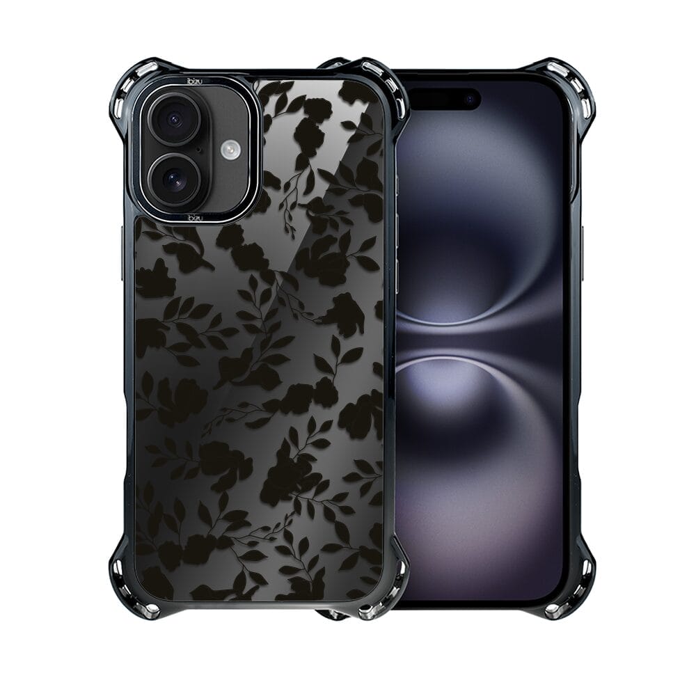 Etui do iPhone 16 IBIZU DropGuard Ultra z MagSafe, Midnight, Cienie liści - obrazek 2