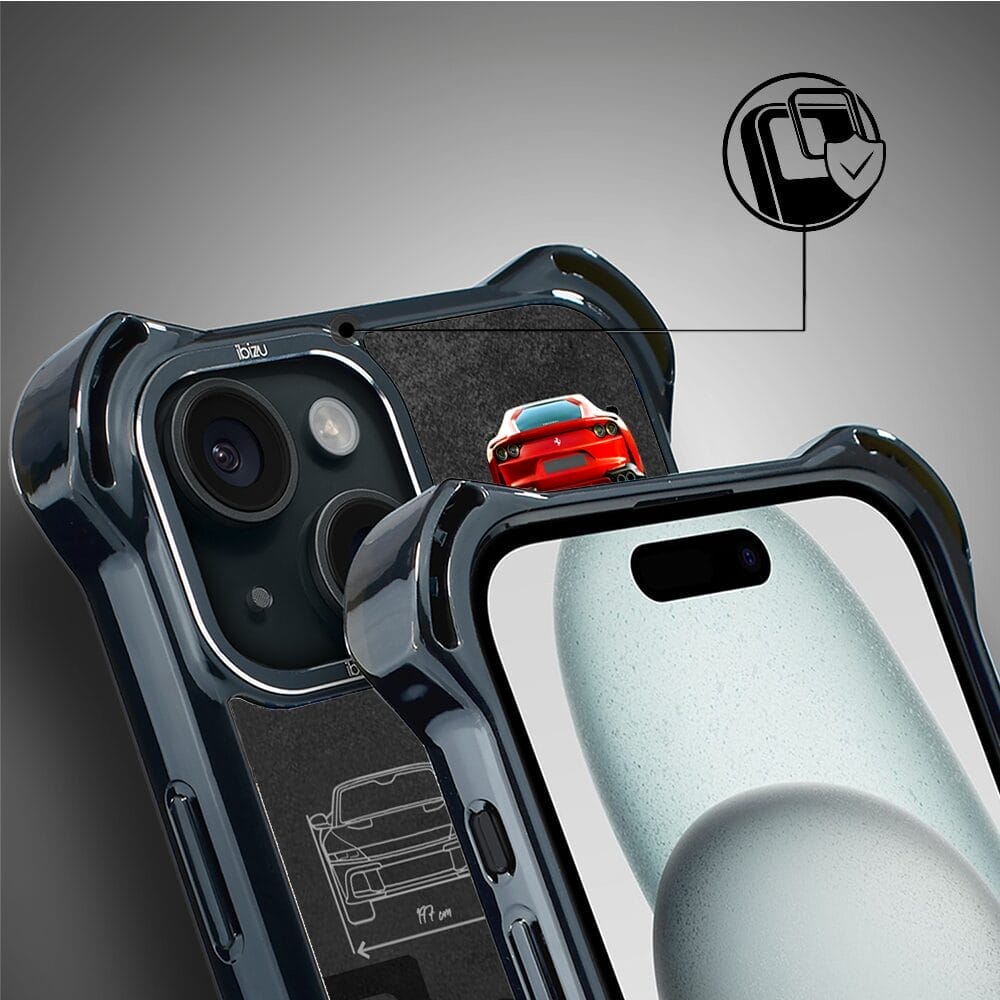 Etui do iPhone 15 IBIZU DropGuard Ultra z MagSafe, TechDrive, 812 Superfast - obrazek 3