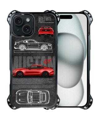 Etui do iPhone 15 IBIZU DropGuard Ultra z MagSafe, TechDrive, GT V8 “Coyote”