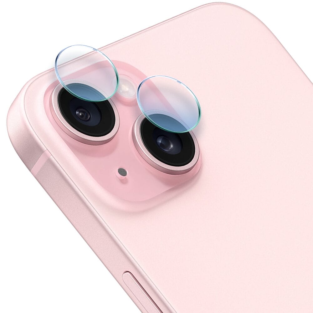 Osłona hybrydowa na aparat, kamerę do iPhone 15 Plus, przeźroczysta