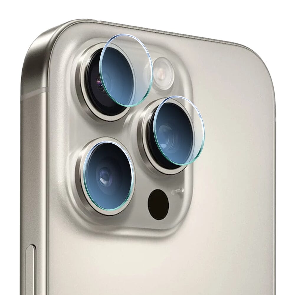 Osłona hybrydowa na aparat, kamerę do iPhone 16 Pro, przeźroczysta - obrazek 2