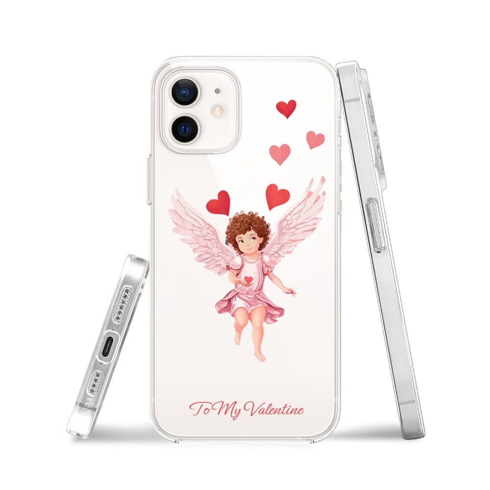 Etui do iPhone 12 przeźroczyste, silikonowe Flexi, kupidyn - obrazek 3