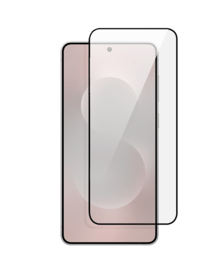 Szkło najtrwalsze kompozytowe z powłoką ceramiczną na cały ekran 5D z czarną ramką do Samsung Galaxy S25 Edge