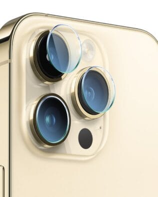 Osłona hybrydowa na aparat, kamerę do iPhone 14 Pro, przeźroczysta