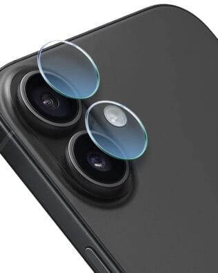 Osłona hybrydowa na aparat, kamerę do iPhone 16 Plus, przeźroczysta