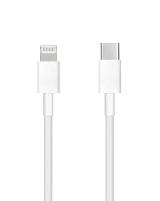 Kabel USB Typ C – Lightning, do szybkiego ładowania i transmisji danych, PD20W, 1 metr, biały