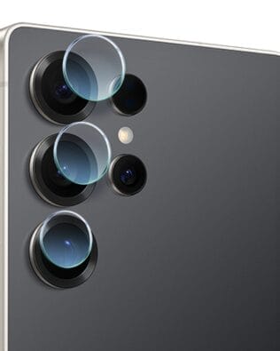 Osłona hybrydowa na aparat, kamerę do Samsung Galaxy S25 Ultra, przeźroczysta