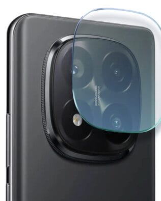 Osłona ze szkła hartowanego 9H na cały aparat, kamerę do Xiaomi Redmi Note 14 Pro Plus 5G, przeźroczysta