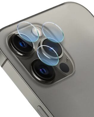 Osłona hybrydowa na aparat, kamerę do iPhone 12 Pro, przeźroczysta