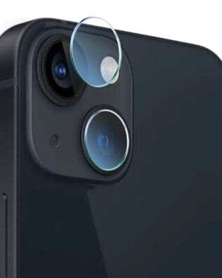 Osłona hybrydowa na aparat, kamerę do iPhone 13, przeźroczysta