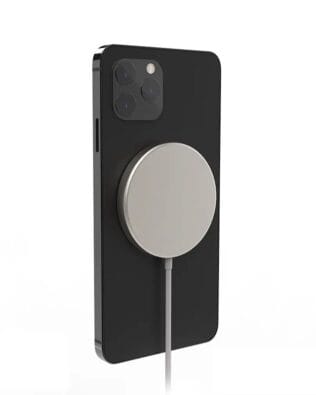 Ładowarka magnetyczna do technologii MagSafe, Qi 15W, biała