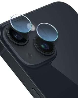 Osłona hybrydowa na aparat, kamerę do iPhone 14 Plus, przeźroczysta