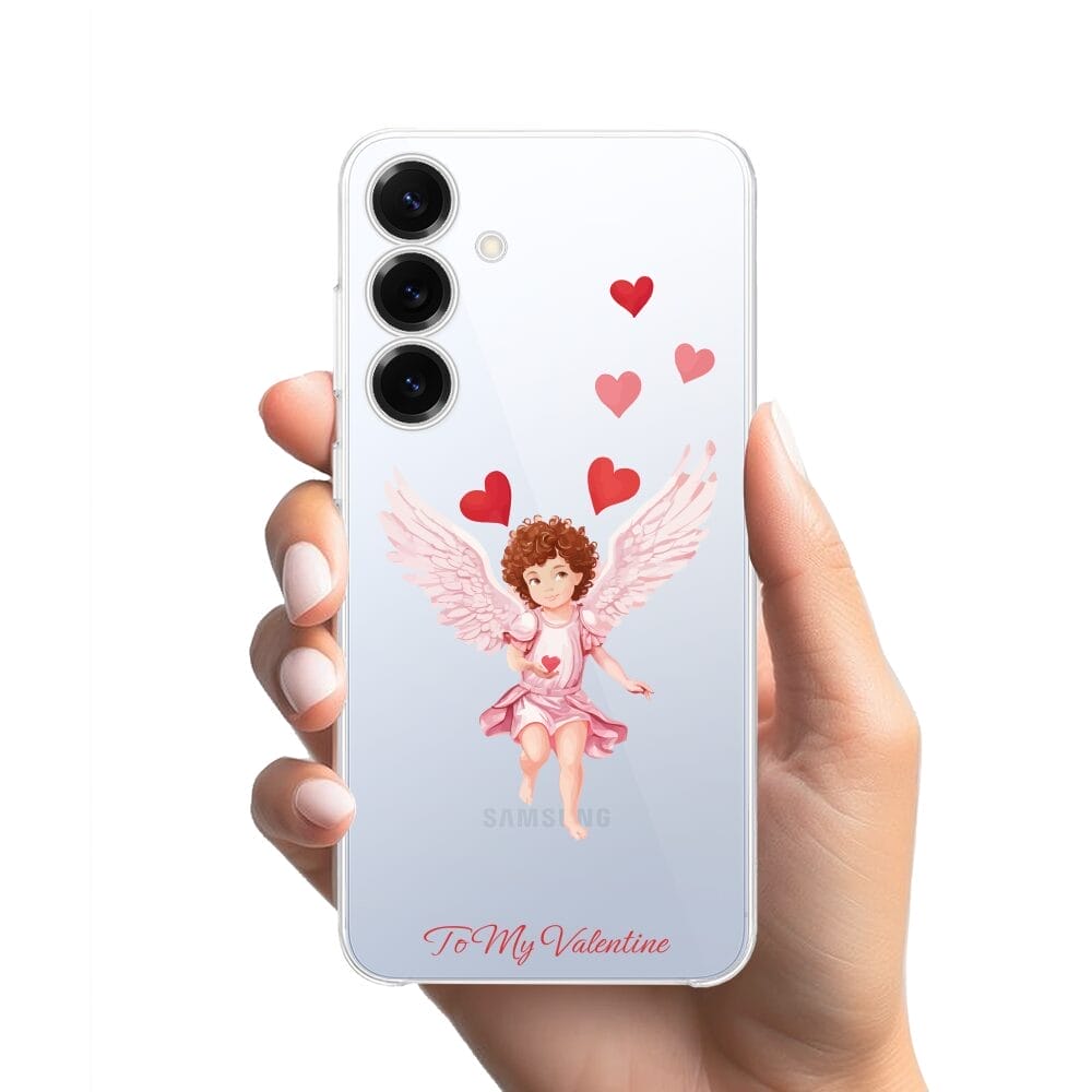 Etui do Samsung Galaxy S25 przeźroczyste, silikonowe Flexi, kupidyn - obrazek 2