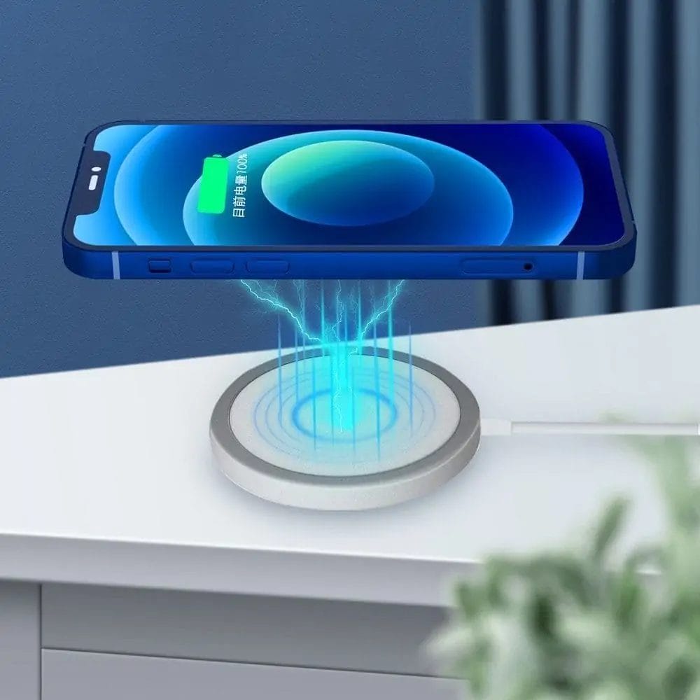 Ładowarka magnetyczna do technologii MagSafe, Qi 15W, biała - obrazek 5