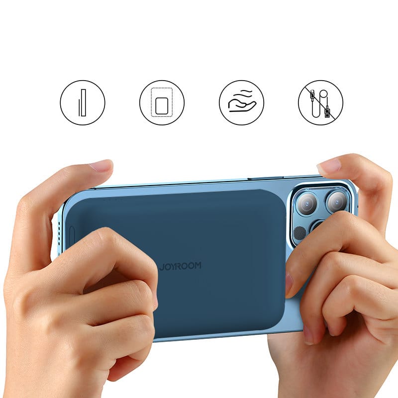 Power Bank 10000mAh z MagSafe, szybka ładowarka bezprzewodowa, granatowy - obrazek 7