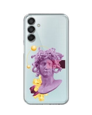 Etui do Samsung Galaxy M15 5G przeźroczyste, silikonowe Flexi, antyczna figura