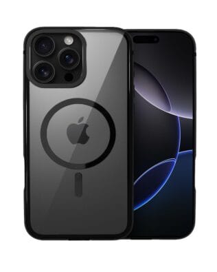 Etui do iPhone 16 Pro Max IBIZU Elite Skin z MagSafe, metalowa ramka, czarne