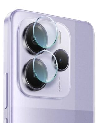 Osłona hybrydowa na aparat, kamerę do Xiaomi Redmi Note 14 5G, przeźroczysta