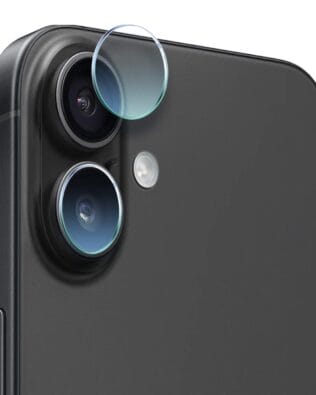 Osłona hybrydowa na aparat, kamerę do iPhone 16 Plus, przeźroczysta