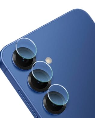 Osłona hybrydowa na aparat, kamerę do Samsung Galaxy S25, przeźroczysta