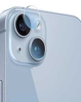 Osłona hybrydowa na aparat, kamerę do iPhone 14, przeźroczysta