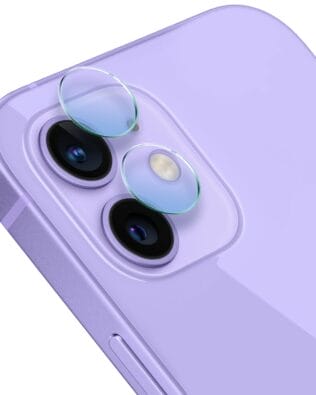 Osłona hybrydowa na aparat, kamerę do iPhone 12 Mini, przeźroczysta