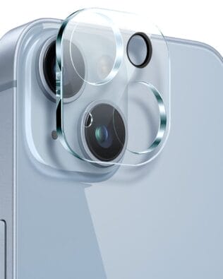 Osłona ze szkła hartowanego 9H na cały aparat, kamerę do iPhone 14, przeźroczyste