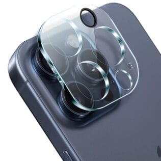 Osłona ze szkła hartowanego 9H na cały aparat, kamerę do iPhone 15 Pro Max, przeźroczystepro